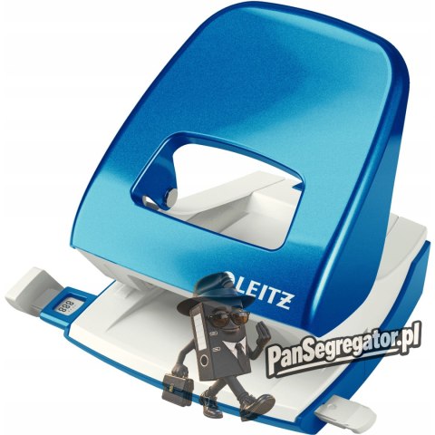 Dziurkacz 5008 LEITZ WOW metaliczny niebieski 30kartek, 10 lat gwarancji, 50081036