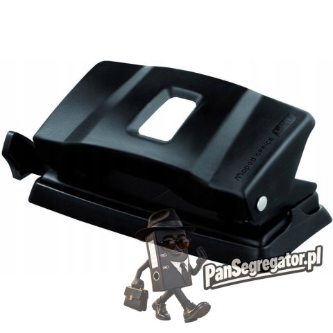 Dziurkacz ESSENTIALS METAL czarny 12kartek 401111 MAPED