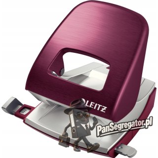 Dziurkacz LEITZ STYLE 50060028 ciemno czerwony 30 kartek