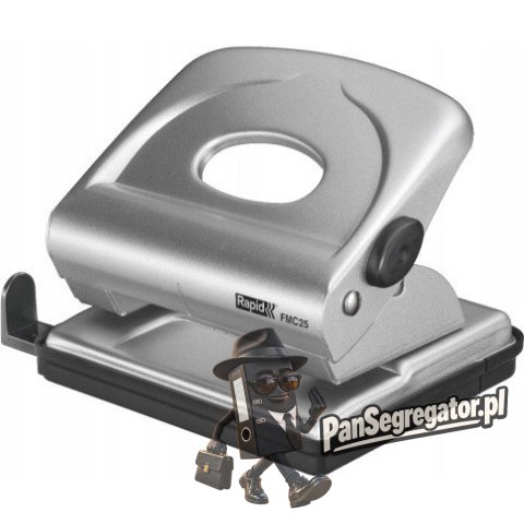 Dziurkacz metalowy FMC25 RAPID srebrny do 30kartek 21835502