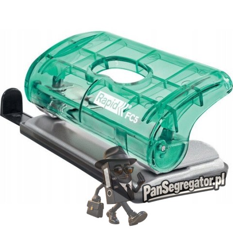 Dziurkacz mini RAPID COLOUR"ICE FC5 zielony 5001331