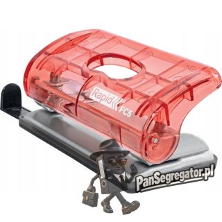 Dziurkacz mini Rapid Colour`Breeze FC5 10 kartek koralowy 5001533 RAPID
