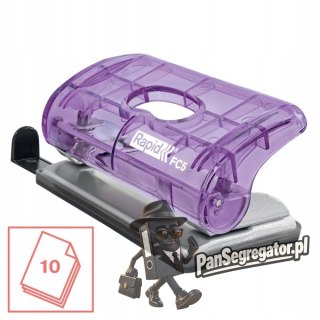 Dziurkacz mini Rapid Colour`Breeze FC5 10 kartek lawendowy 5001534 RAPID