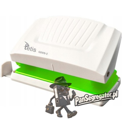 Dziurkacz zielony 12 kartek GD015-Z TETIS