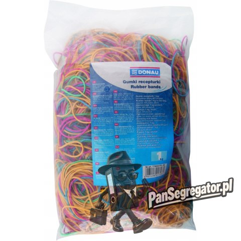 Gumki recepturki 0.5kg 60mm mix kolor 7785001-99 DONAU