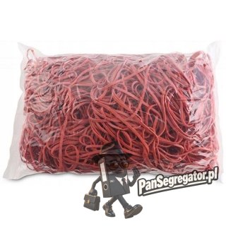 Gumki recepturki 1kg średnica 80mm 1,5x1,5mm czerwone gurere80x1.5x1.5 EMERSON
