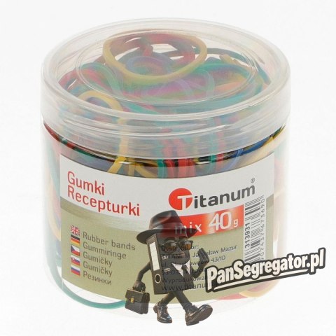 Gumki recepturki 40g mix tuba 313931 TITANUM