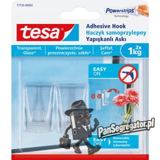 Haczyk dekoracyjny samoprzylepny TESA 1kg. ( 2sztuki) przezroczysty 77735-00002-00 TS