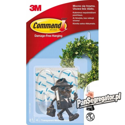 Haki COMMAND 17091CLR PL wielokrotnego użyt. śred.2szt.UU007826963 przezr