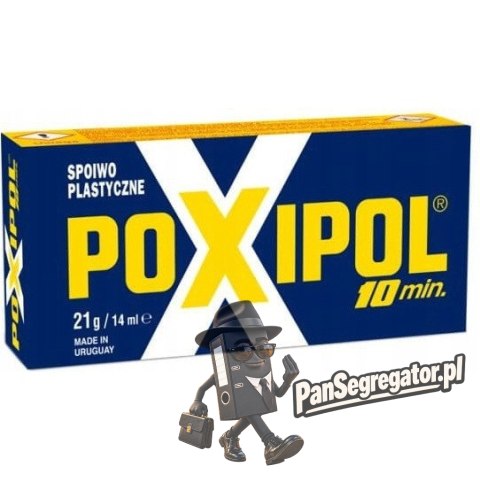 Klej POXIPOL 21g/14ml szary dwuskładnikowy