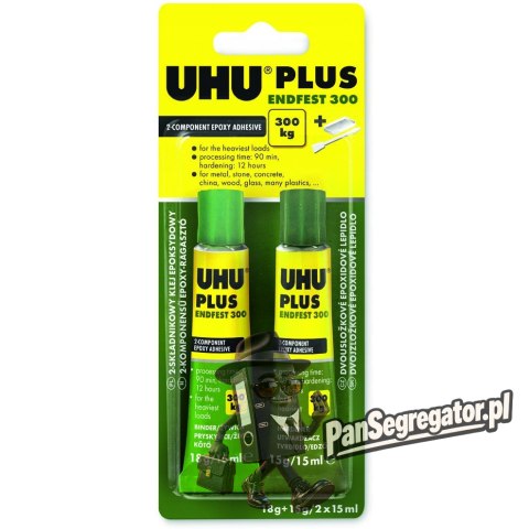 Klej UHU PLUS 300kg ENDFEST 300 2x15ml 45640
