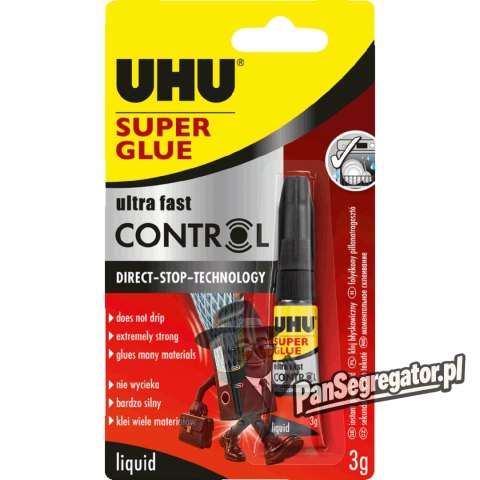 Klej UHU SUPER GLUE control 3g 36015