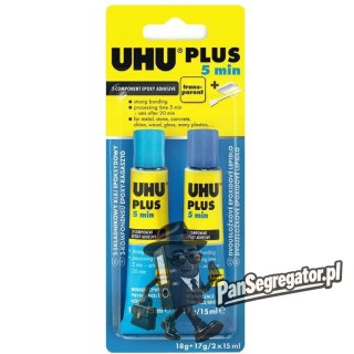 Klej UHU żywiczno-epoksydowy plus 2x15ml blister 40381