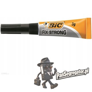 Klej sekundowy FIX STRONG blister 12szt. 9048264 BIC