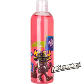 Klej szkolny w płynie transparentny 250ml różowy 401119008 ASTRA