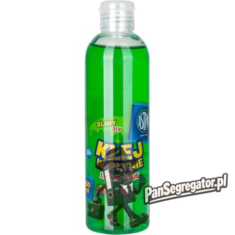 Klej szkolny w płynie transparentny 250ml zielony 401119006 ASTRA