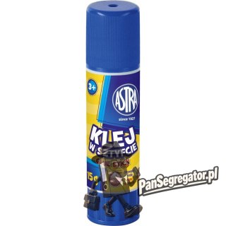Klej szkolny w sztyfcie Glue Stick transparentny 15g 401110003 ASTRA