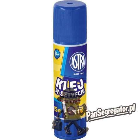 Klej szkolny w sztyfcie Glue Stick transparentny 15g 401110003 ASTRA