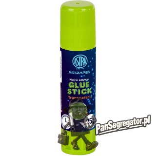 Klej szkolny w sztyfcie Glue Stick transparentny 25g. 401120006 ASTRA