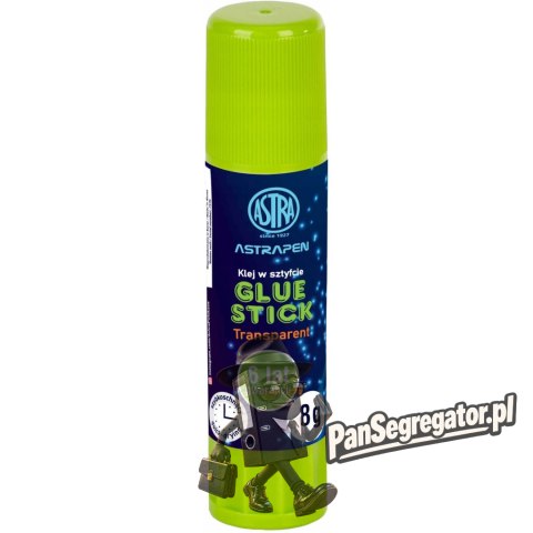 Klej szkolny w sztyfcie Glue Stick transparentny 8g. 401120004 ASTRA