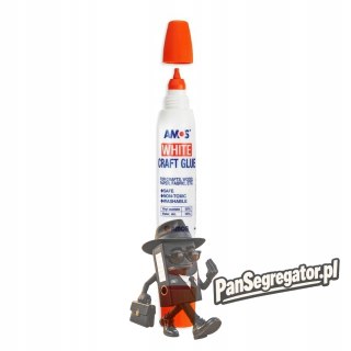 Klej w płynie biały 34ml/36g AMOS WCG34D12 130-1488