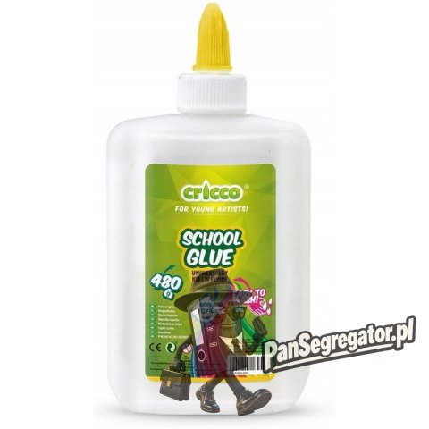 Klej w płynie do prac plastycznych 480g. CRICCO CR930 LU