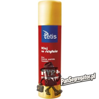Klej w sztyfcie PVP 8g. BG100-E TETIS