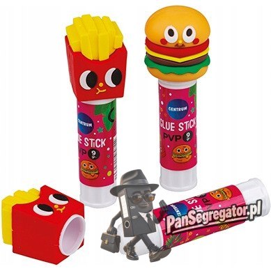 Klej w szyfcie PVA 9g. mix BURGER I FRYTKI 80355 CENTRUM