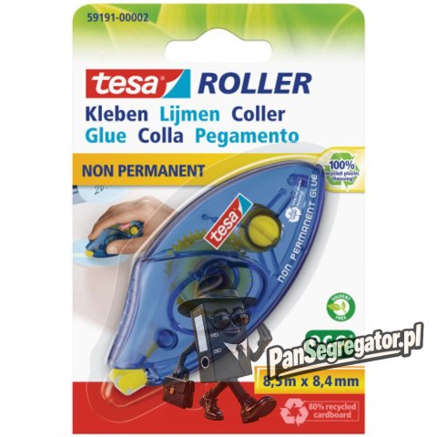Klej w taśmie TESA ecologo 8,5m x 8,4mm non permanent 59191
