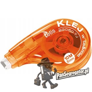 Klej w taśmie permanentny 6mm/10m BG050-TJ TETIS