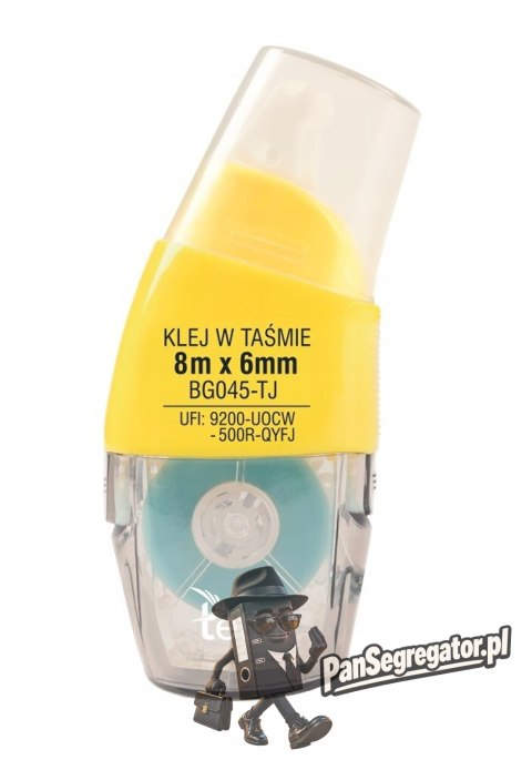Klej w taśmie permanentny 6mm/8m BG045-TJ TETIS