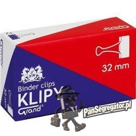 Klip biurowy 32mm do grubszych dokumentów (1 1/4 cala) 110-1094 GRAND