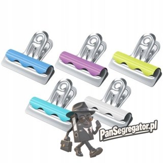 Klipy Buldog 25mm 10szt. kolorowe 255056 BERLINGO