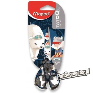 Nożyczki 13cm.TATOO mix 3 wzorów blister MAPED 464910