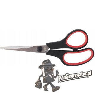Nożyczki 16cm gumowy uchwyt SG160 009501 D.RECT