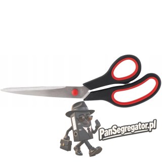 Nożyczki 25cm gumowy uchwyt SG250 009362 D.RECT