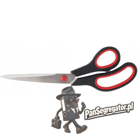 Nożyczki 25cm gumowy uchwyt SG250 009362 D.RECT
