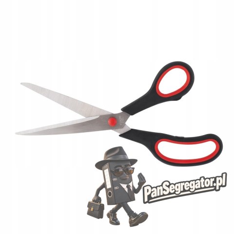 Nożyczki 25cm gumowy uchwyt SG250 009362 D.RECT