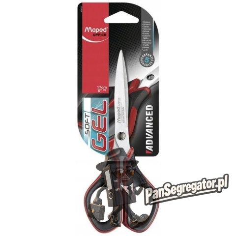 Nożyczki ADVANCED GEL 17cm symetryczne MAPED 496210