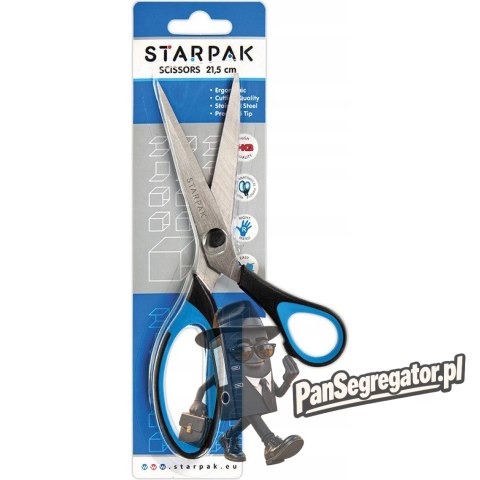 Nożyczki metalowe 215mm z gumową rączką 155249 STARPAK