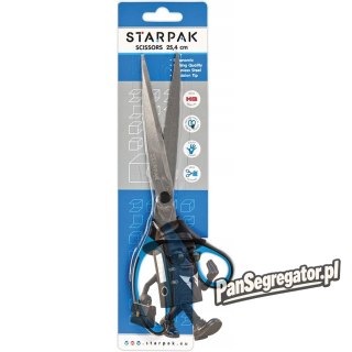 Nożyczki metalowe 254mm z gumową rączką 155248 STARPAK