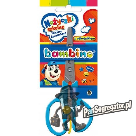 Nożyczki szkolne BAMBINO z odbojnikiem