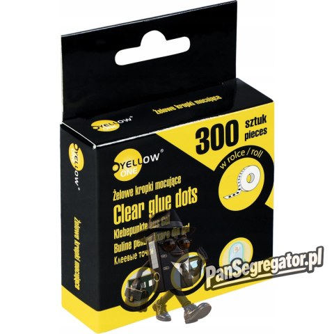 Żelowe kropki mocujące w rolce YL-10300 YELLOW ONE 125-1042