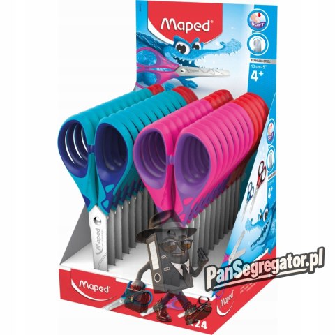 Nożyczki ESSENTIALS PULS SOFT szkolne 13 cm 464412 MAPED