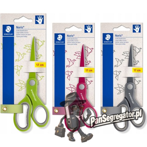 Nożyczki Noris Club dla dzieci 17cm kolorowe ostrze STAEDTLER S 965 17P BK