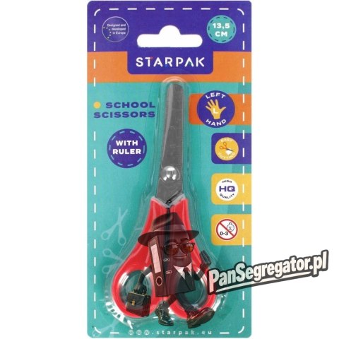 Nożyczki leworęczne z miarką 13cm 533760 STARPAK