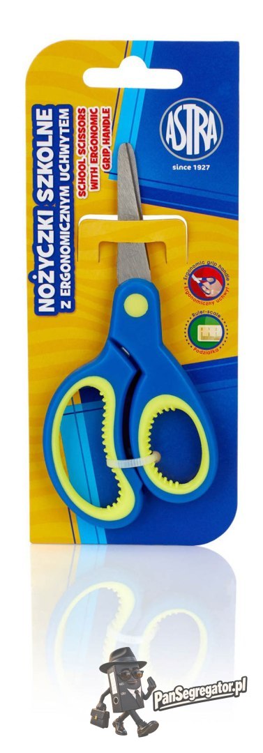 Nożyczki szkolne 13cm z ergonomicznym uchwytem 407118005 ASTRA