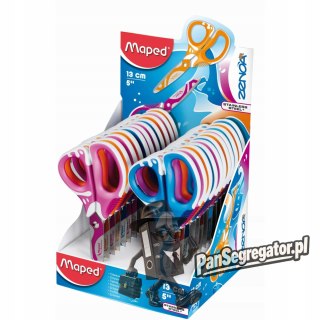 Nożyczki szkolne ZENOA FIT asymetryczne 13cm MAPED 670112