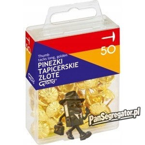 Pinezka tapicerska złota (50szt.) 110-1482 GRAND