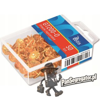 Pinezka tapicerska złota (50szt.) GT200-O TETIS